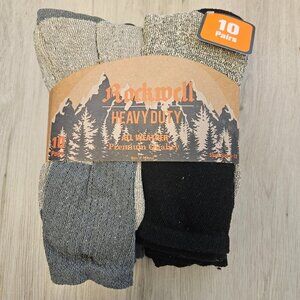 10 Pairs Unisex All Weather Socks Winter Ultra Warm Boot Socks NWT